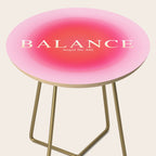 Gradient Angel Numbers: Angel Number 888 - Balance (Pink Palette) Side Table Gallery Image 2