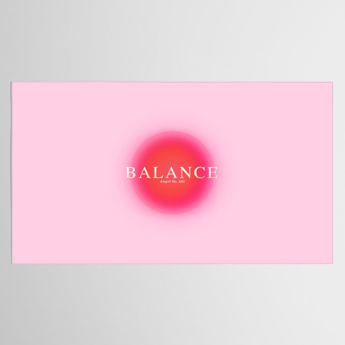 Gradient Angel Numbers: Angel Number 888 - Balance (Pink Palette) Tablecloth Gallery Image 2