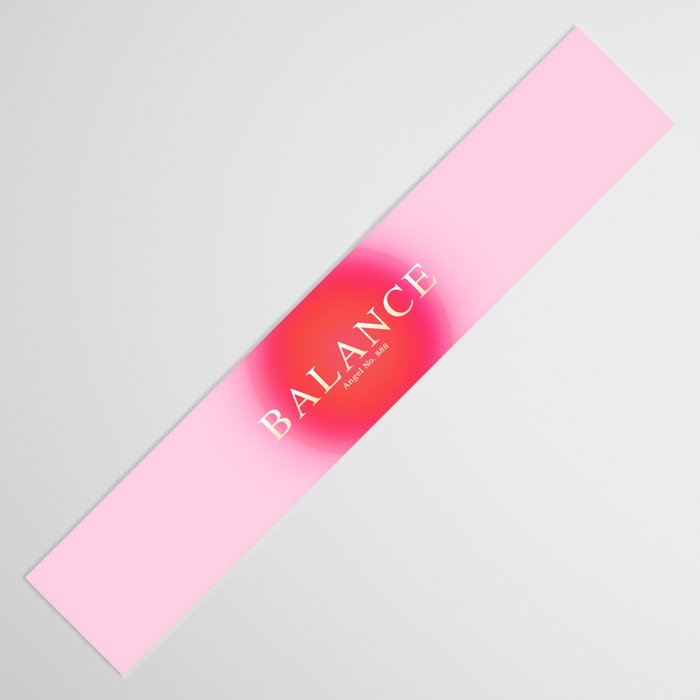 Gradient Angel Numbers: Angel Number 888 - Balance (Pink Palette) Table Runner Gallery Image 3