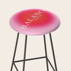 Gradient Angel Numbers: Angel Number 888 - Balance (Pink Palette) Stool Gallery Image 2