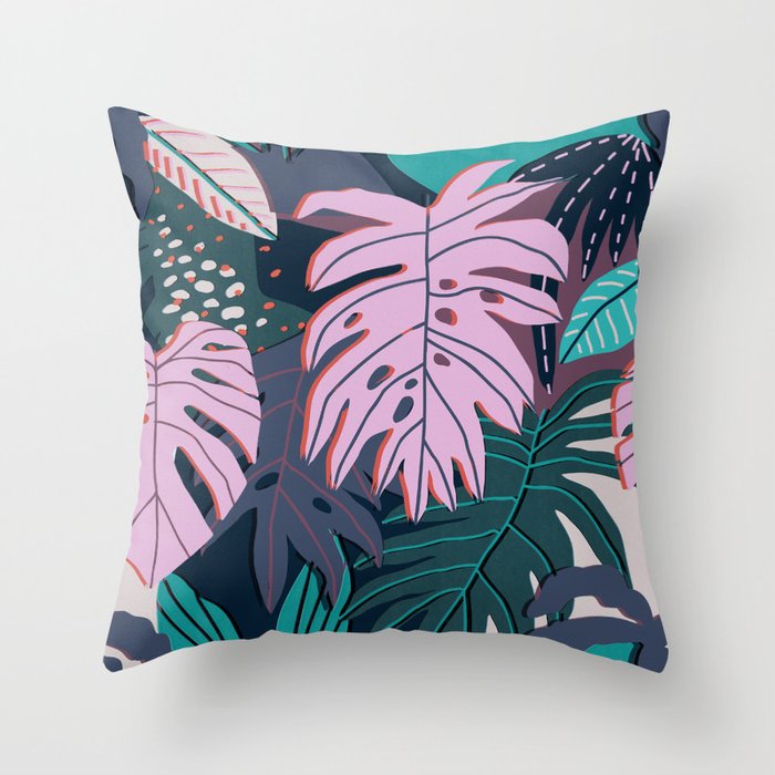 Moon light Throw Pillow Gallery Image 1