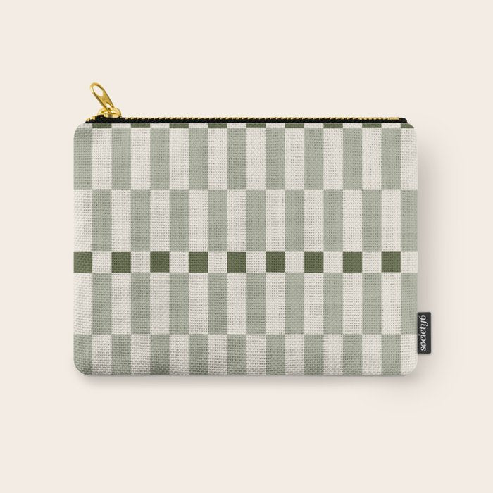 TILES II (Pistachio) Carry All Pouch Gallery Image 1