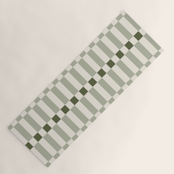 TILES II (Pistachio) Yoga Mat Gallery Image 1