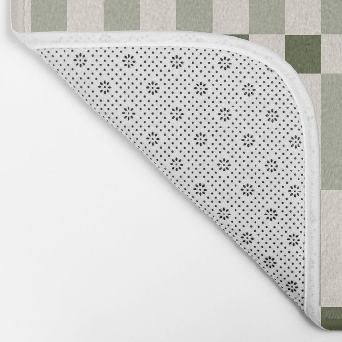 TILES II (Pistachio) Bath Mat Gallery Image 2