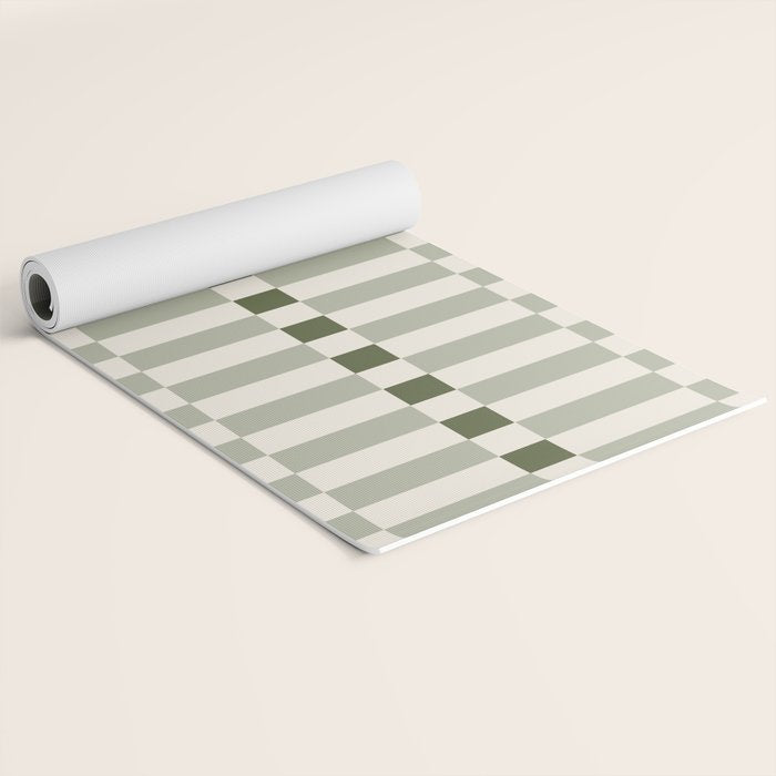 TILES II (Pistachio) Yoga Mat Gallery Image 2