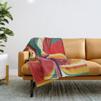 Rainbow Girls Throw Blanket Gallery Image 1