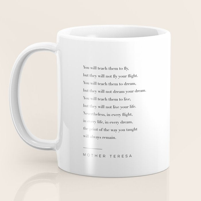 Mother Teresa Quote Coffee Mug Gallery Image 3