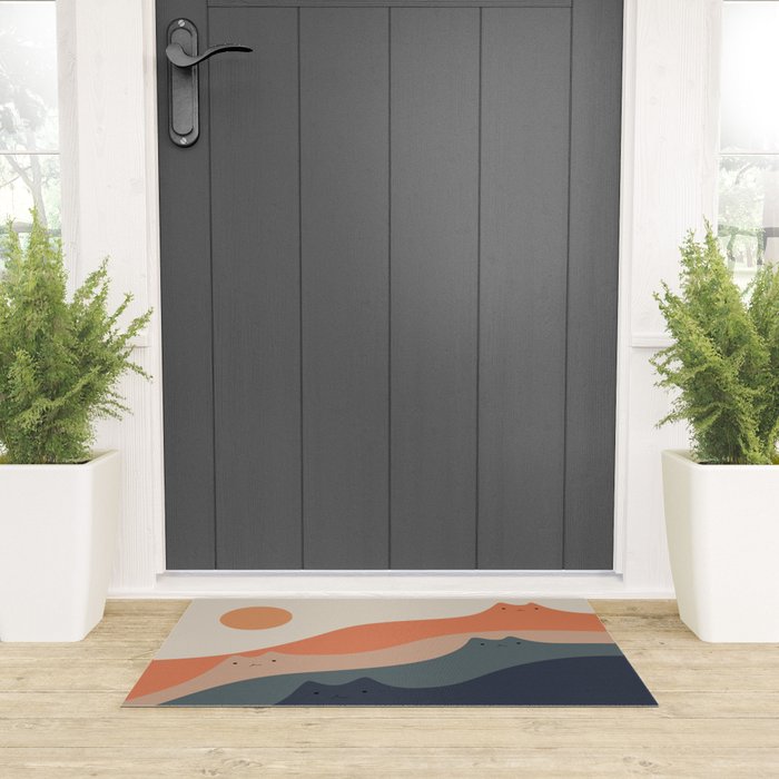 Cat Landscape 90 Welcome Mat Gallery Image 3