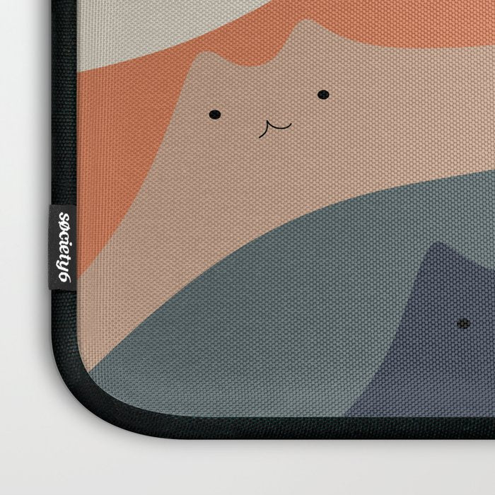 Cat Landscape 90 Laptop Sleeve Gallery Image 3