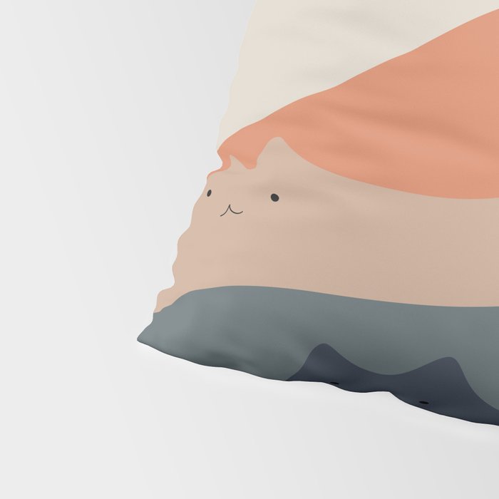 Cat Landscape 90 Pillow Sham Gallery Image 4