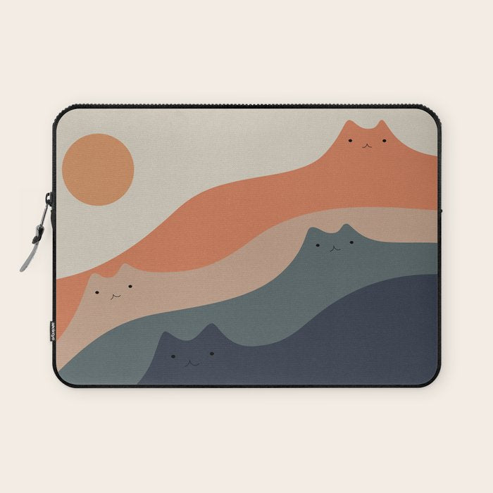 Cat Landscape 90 Laptop Sleeve Gallery Image 1
