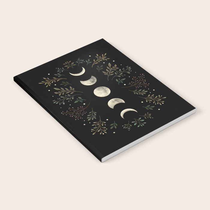 Moonlight Garden - Olive Green Notebook Gallery Image 2