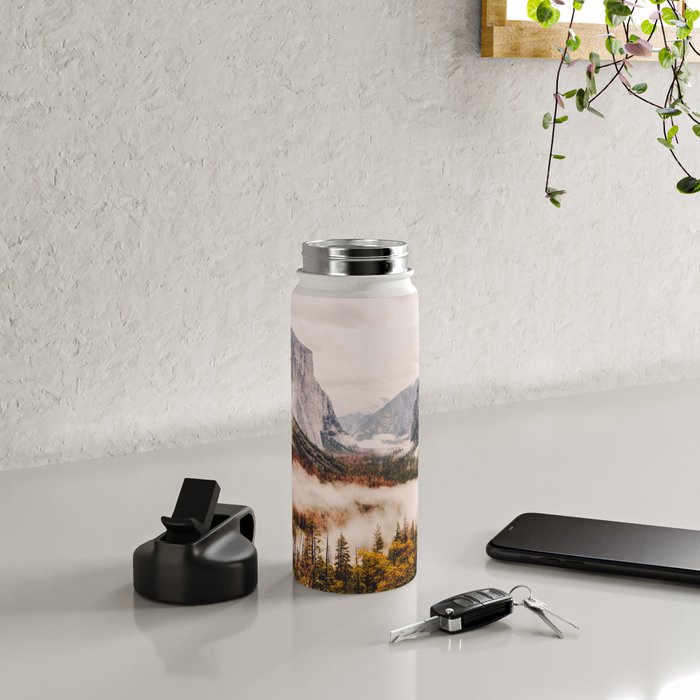 Amazing Yosemite California Forest Waterfall Canyon Water Bottle Gallery Image 4