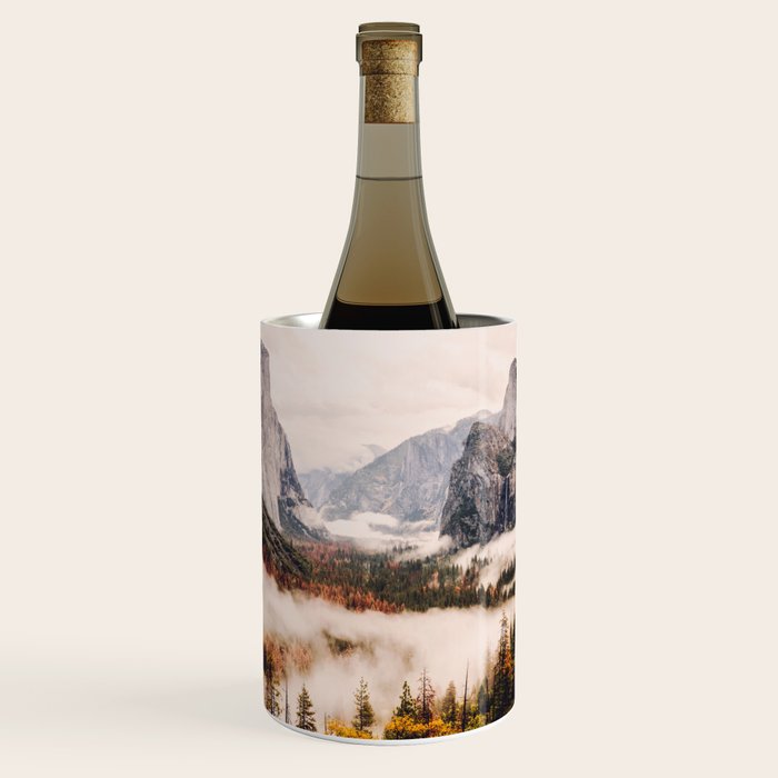 Amazing Yosemite California Forest Waterfall Canyon Wine Chiller Gallery Image 1
