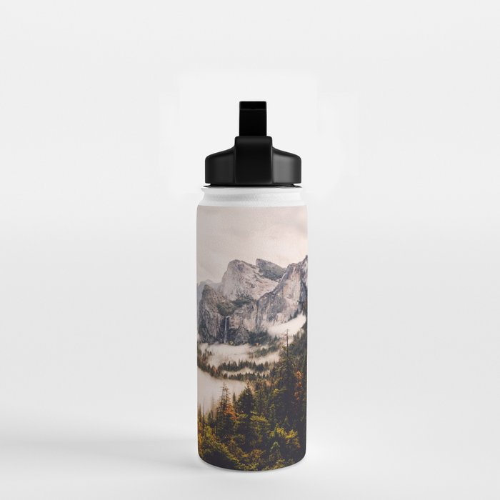 Amazing Yosemite California Forest Waterfall Canyon Water Bottle Gallery Image 2