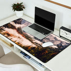 Amazing Yosemite California Forest Waterfall Canyon Desk Mat Gallery Image 2