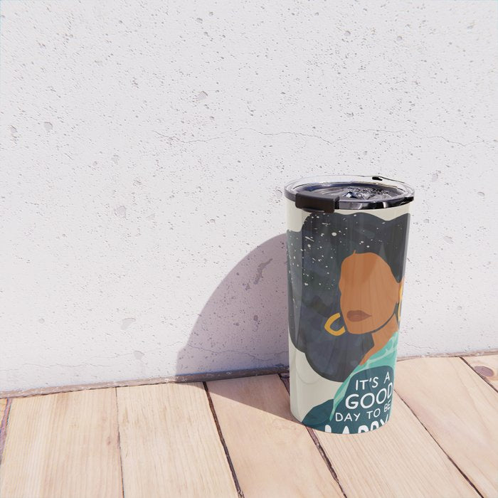 Be Happy Travel Mug Gallery Image 4