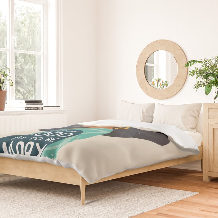 Be Happy Duvet Cover Gallery Image 2
