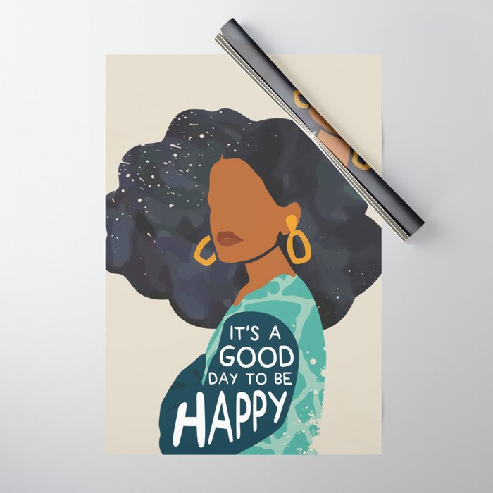 Be Happy Wrapping Paper Gallery Image 1