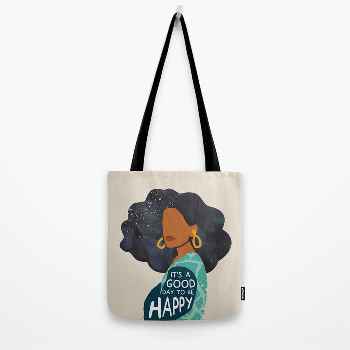 Be Happy Tote Bag Gallery Image 2