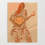  girl with peaches Poster Gallery Image 4