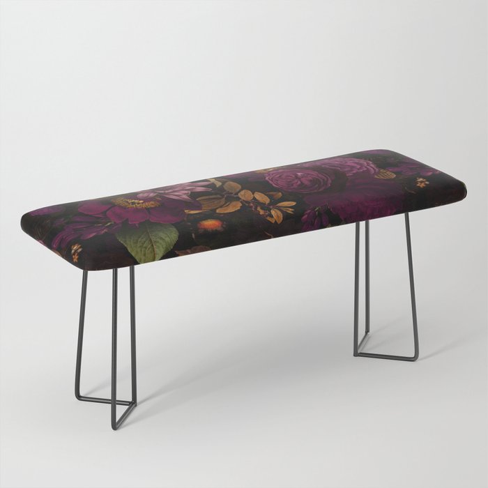 Magical Vintage Night Garden Bench Gallery Image 1