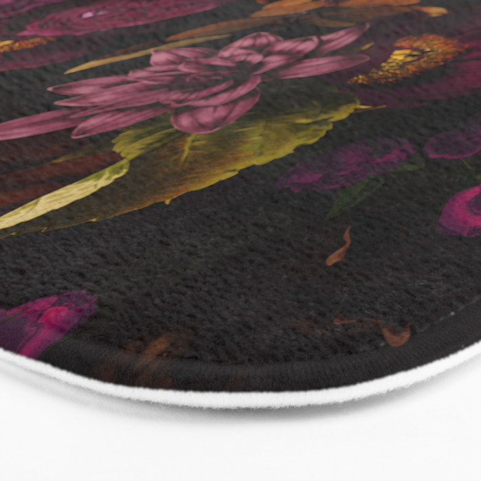 Magical Vintage Night Garden Bath Mat Gallery Image 3