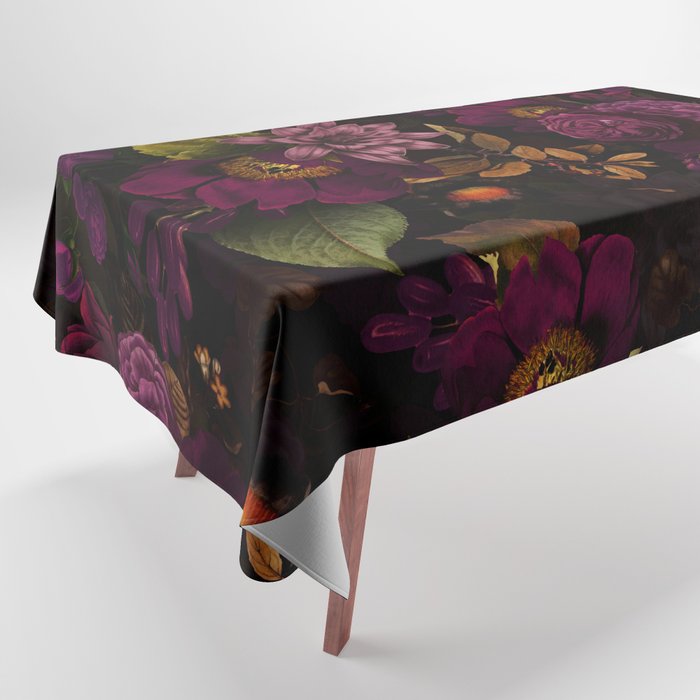 Magical Vintage Night Garden Tablecloth Gallery Image 1