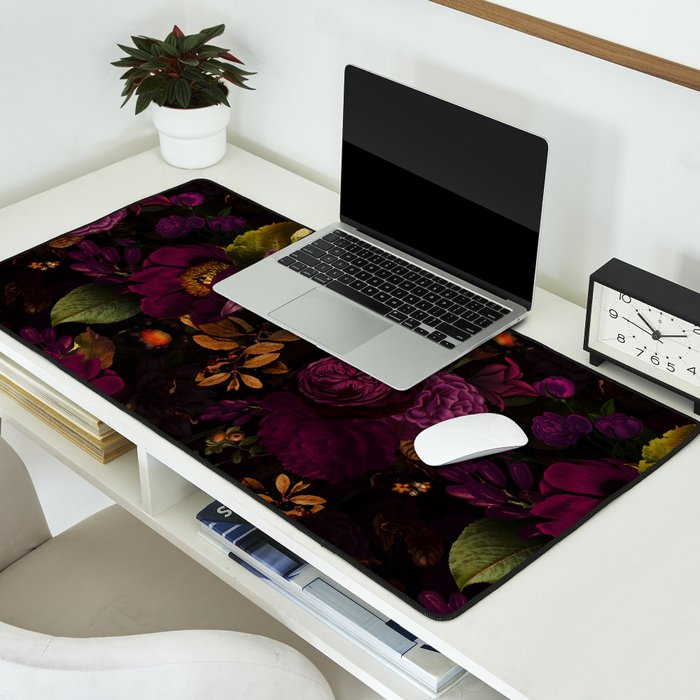 Magical Vintage Night Garden Desk Mat Gallery Image 2