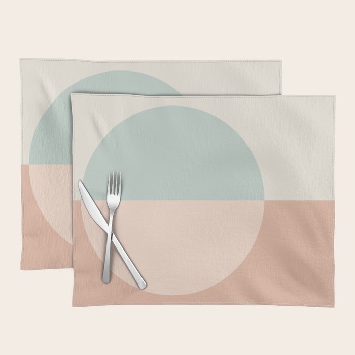 Color Block Abstract VI Placemat Gallery Image 1