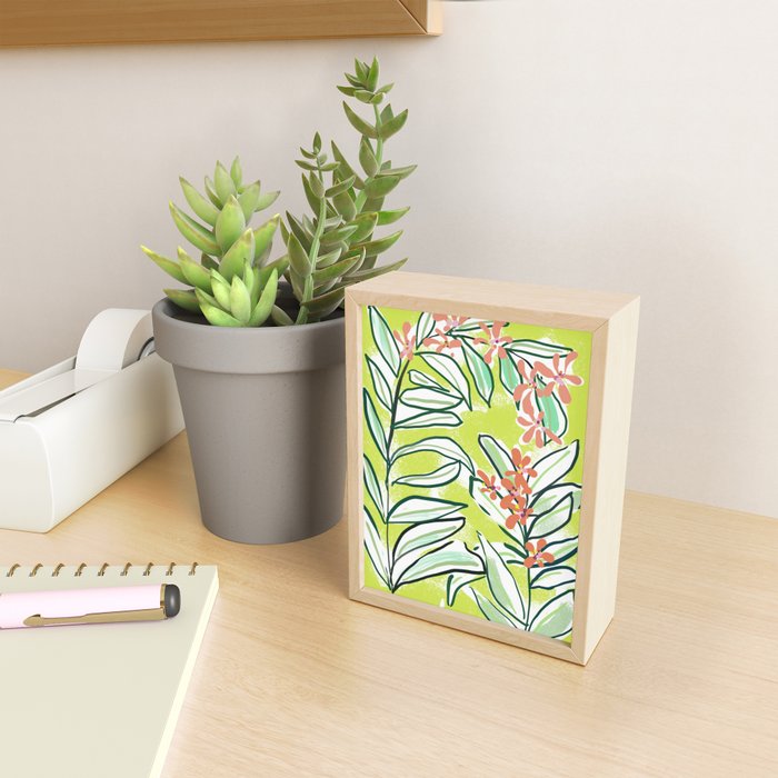 Freestyle branch with flowers Mini Art Print Gallery Image 2