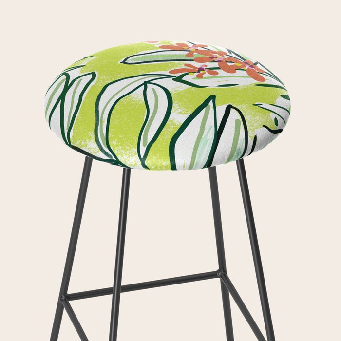 Freestyle branch with flowers Stool Gallery Image 2