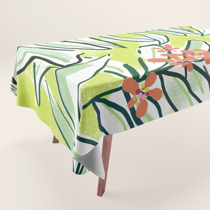 Freestyle branch with flowers Tablecloth Gallery Image 1