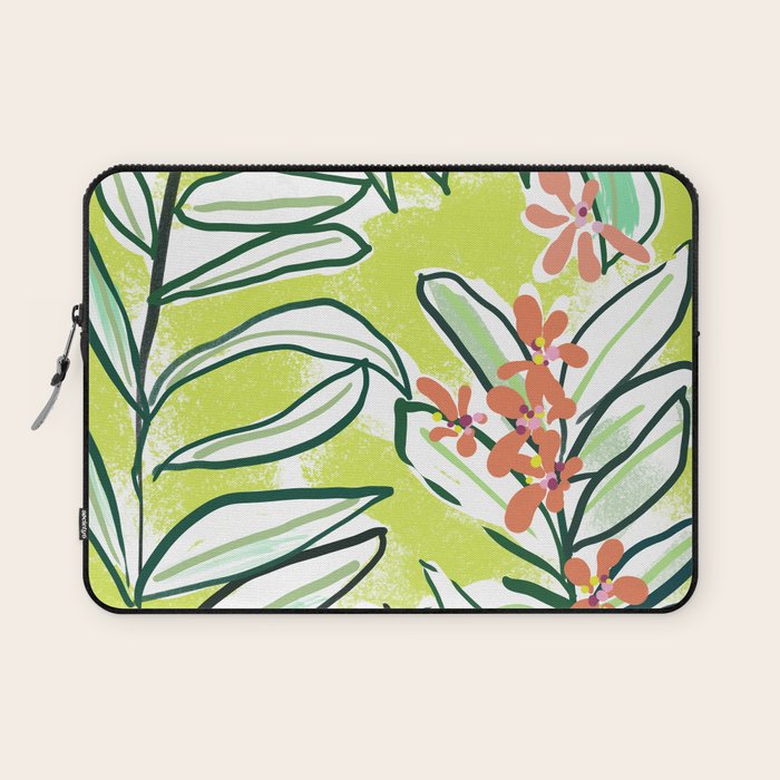 Freestyle branch with flowers Laptop Sleeve Gallery Image 1