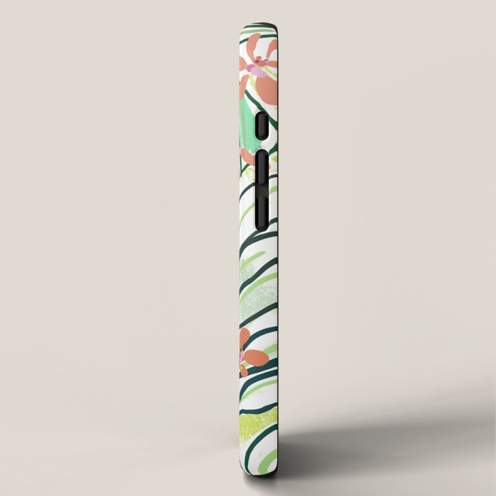 Freestyle branch with flowers iPhone Case Gallery Image 2
