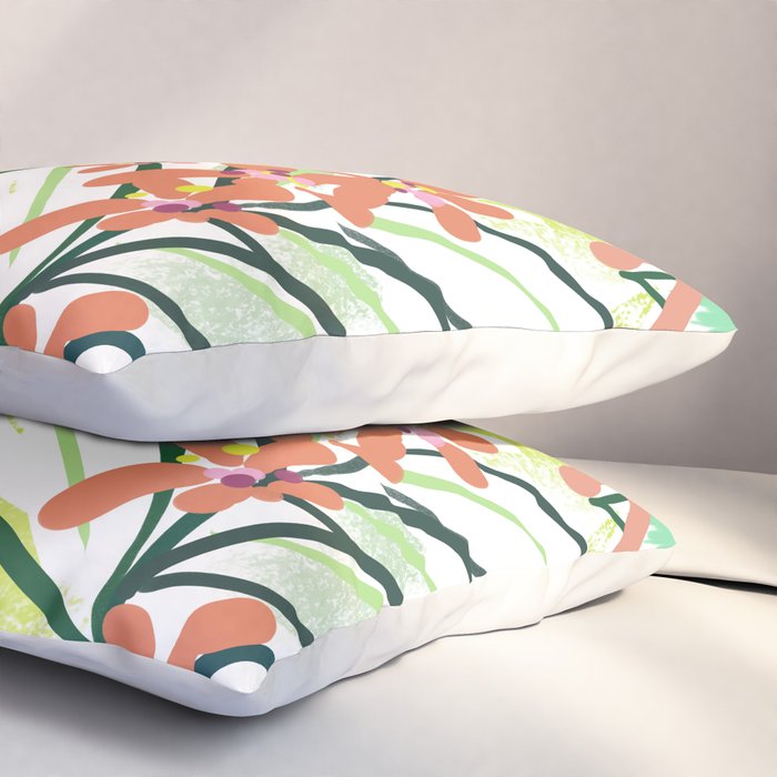 Freestyle branch with flowers Pillow Sham Gallery Image 3