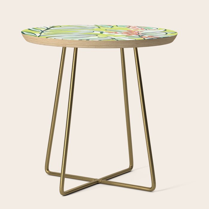 Freestyle branch with flowers Side Table Gallery Image 1