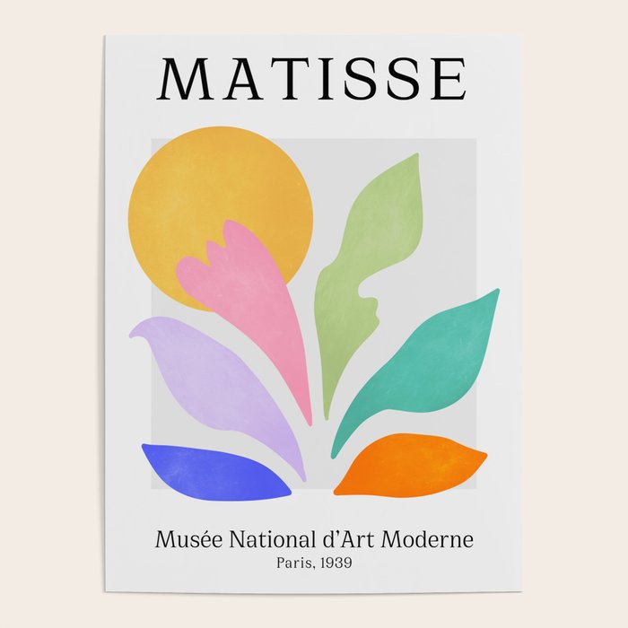 Sun & Leaves: Matisse Pastel Series 04 Poster Gallery Image 4