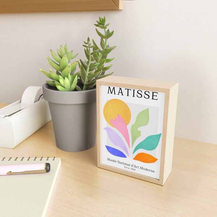 Sun & Leaves: Matisse Pastel Series 04 Mini Art Print Gallery Image 2