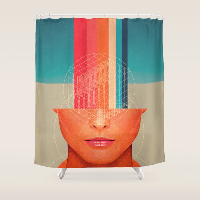 MindGeometry Shower Curtain Gallery Image 1