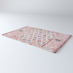 North Indian Dhurrie Kilim Print Rug Gallery Image 3