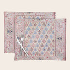 North Indian Dhurrie Kilim Print Placemat Gallery Image 1
