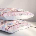 North Indian Dhurrie Kilim Print Pillow Sham Gallery Image 3