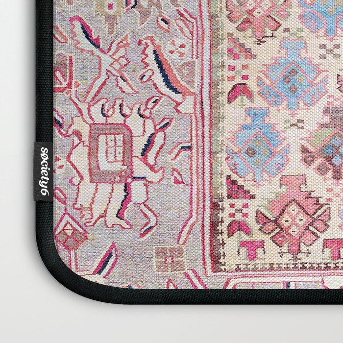 North Indian Dhurrie Kilim Print Laptop Sleeve Gallery Image 3