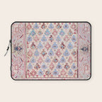 North Indian Dhurrie Kilim Print Laptop Sleeve Gallery Image 1