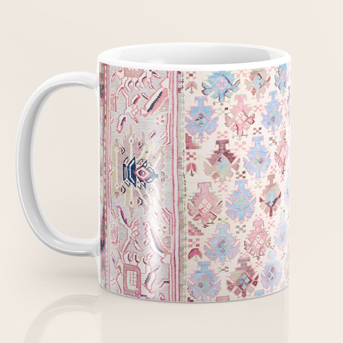 North Indian Dhurrie Kilim Print Coffee Mug Gallery Image 3