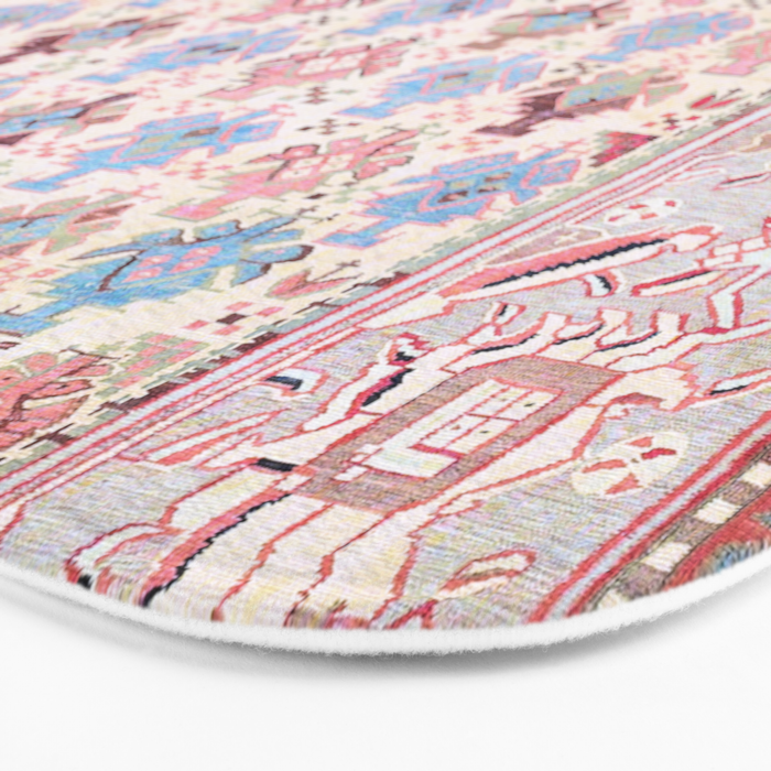 North Indian Dhurrie Kilim Print Bath Mat Gallery Image 3