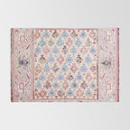 North Indian Dhurrie Kilim Print Rug Gallery Image 2