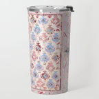 North Indian Dhurrie Kilim Print Travel Mug Gallery Image 2
