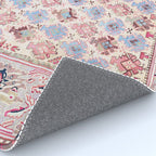 North Indian Dhurrie Kilim Print Rug Gallery Image 4
